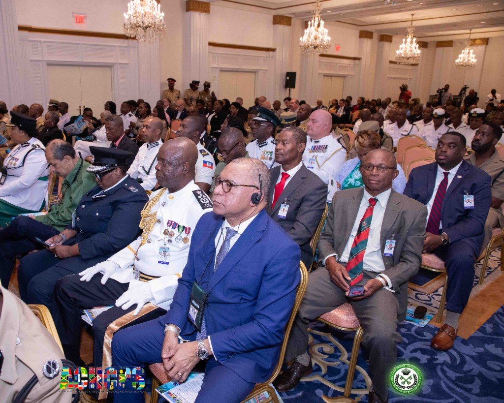 Delegates applauding during the conference