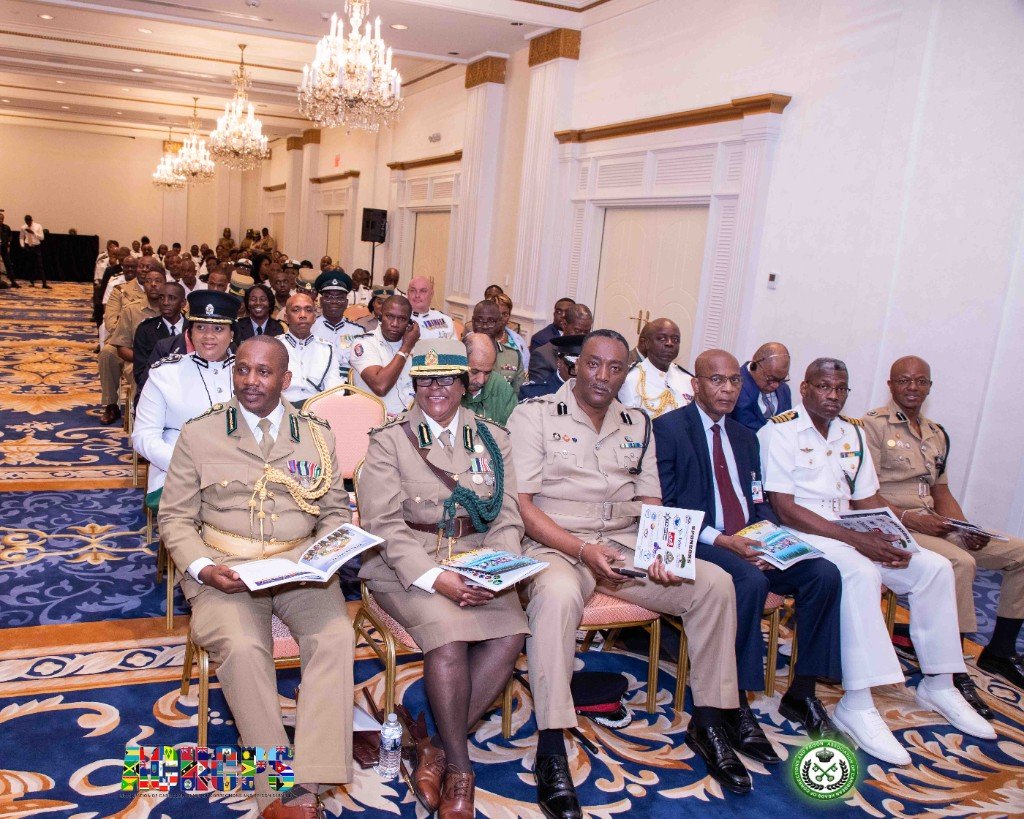 Front row of uniformed correctional leaders